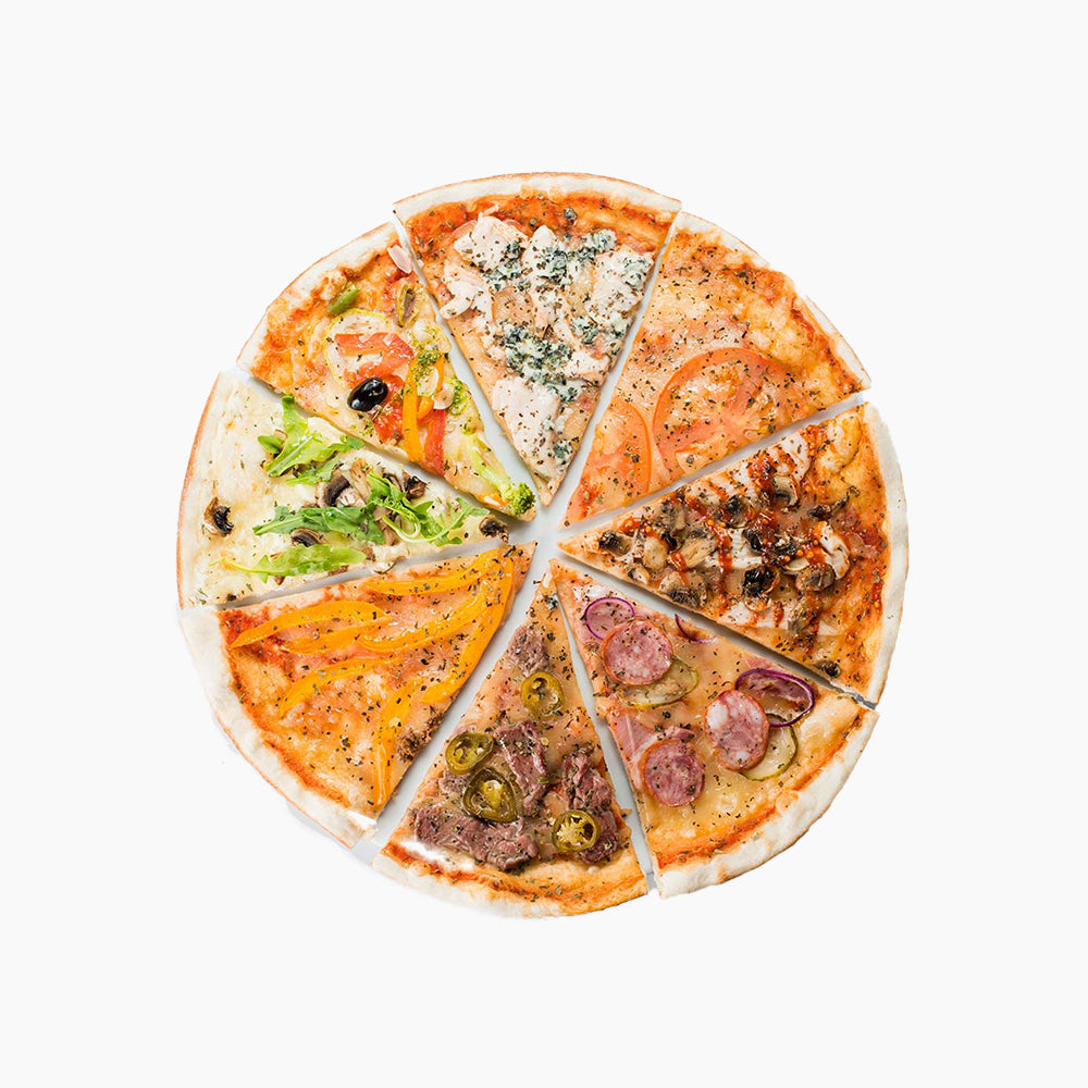 Familien Pizza (Mit 5 Auflagen nach Wunsch)